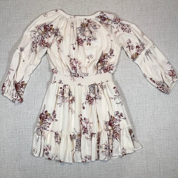 American Rag Dress Boho Floral Midi Romantic Size L - Picture 2 of 12